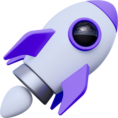 Rocket 3D Icon